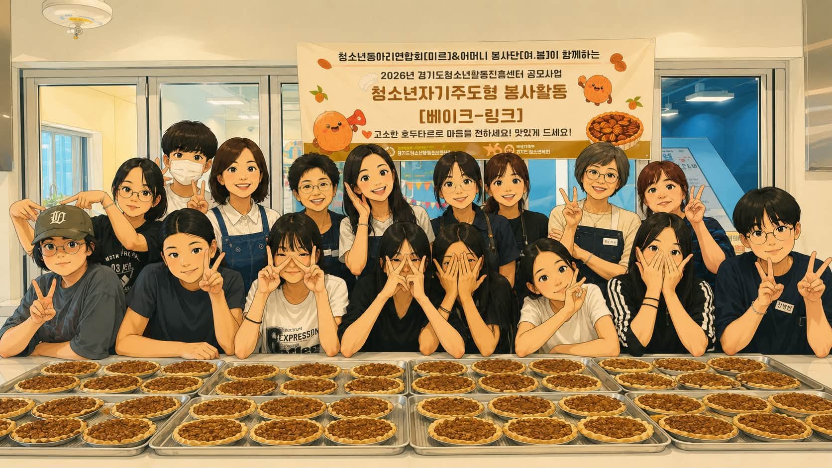 경기도청소년활동진흥센터 공모사업 「청소년 자기주도형 봉사활동, 베이크-링크」 청소년동아리연합회 [미르] × 어머니 봉사단 [여.봉] 이미지 3