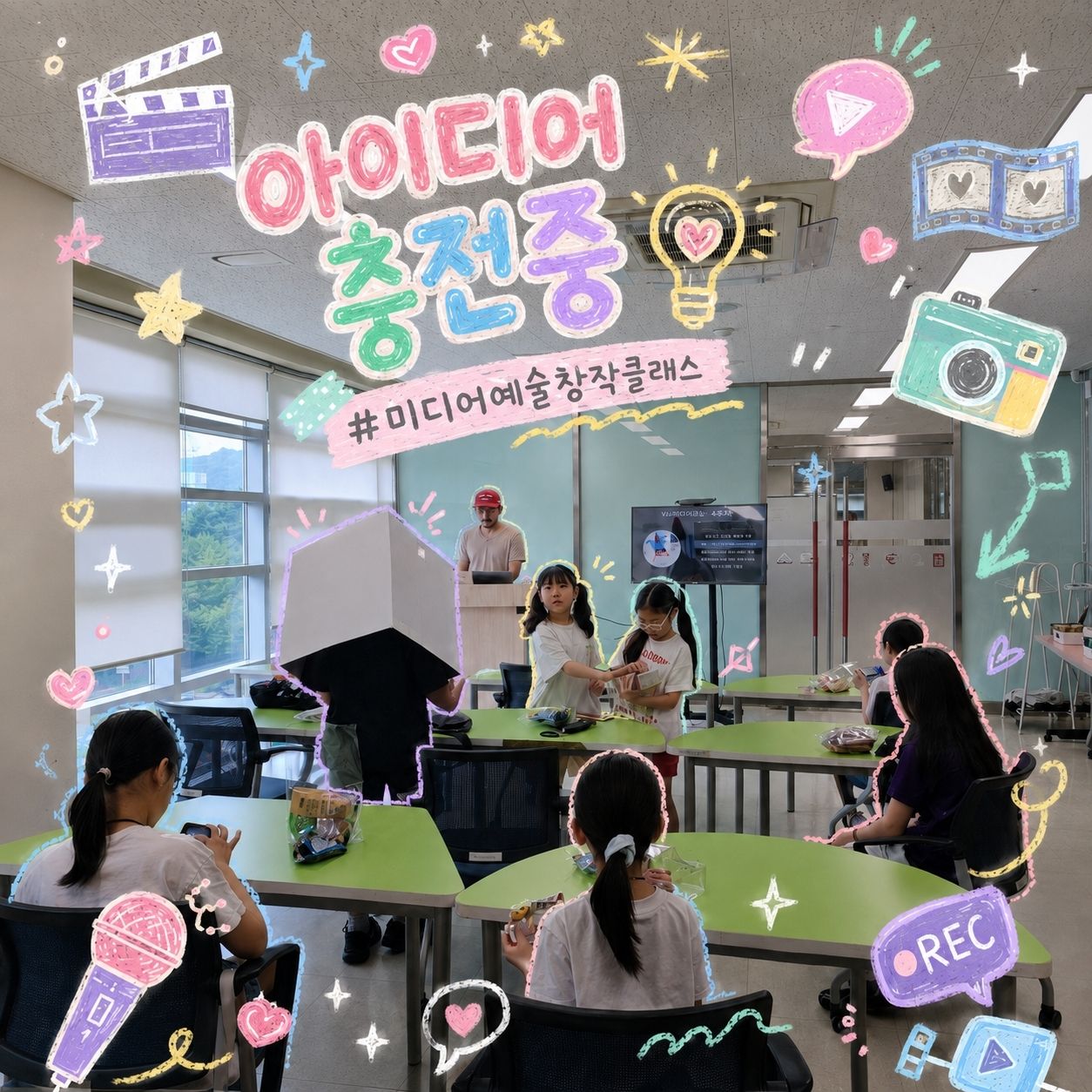 예술창작클래스 3,4회차 활동 현장 스케치 이미지 6
