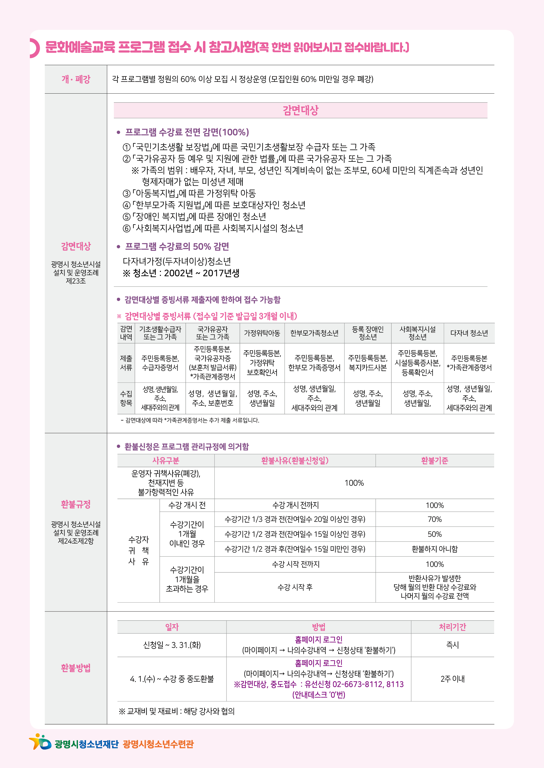 [프로그램 신청] 2분기(4~6월) 문화예술교육[문화로움] 정규프로그램 모집 안내 이미지 4