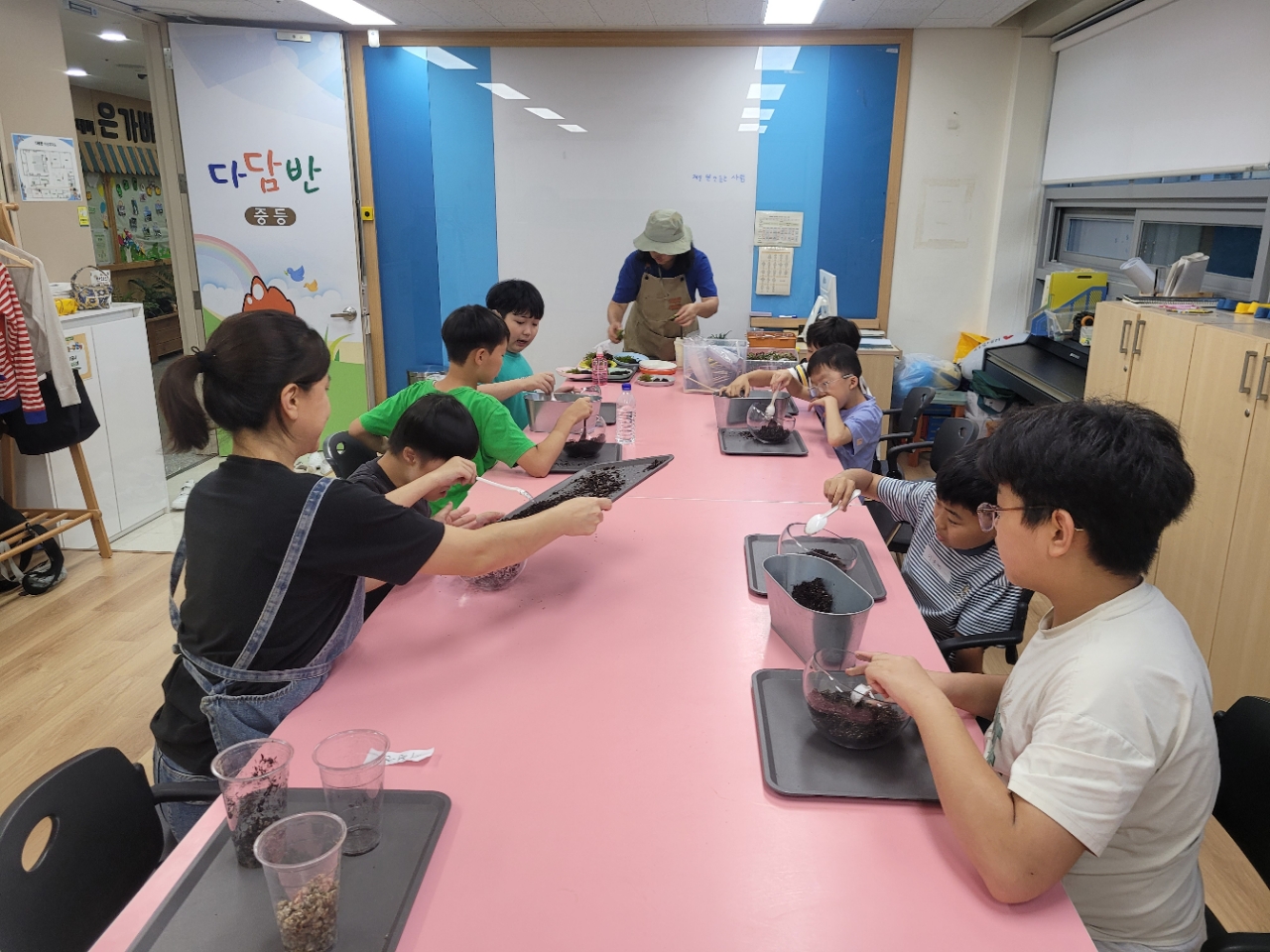 0922광명시청소년수련관방과후아카데미 지역연계 '치유농업' 이미지